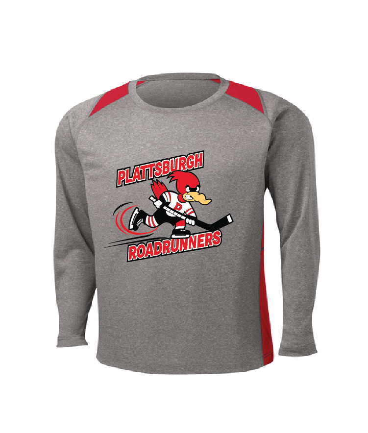 Long Sleeve Heather Colorblock Contender™ Tee