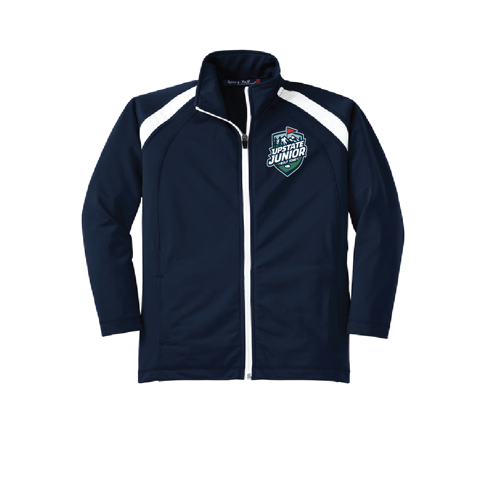 Embroidered Youth Tricot Track Jacket