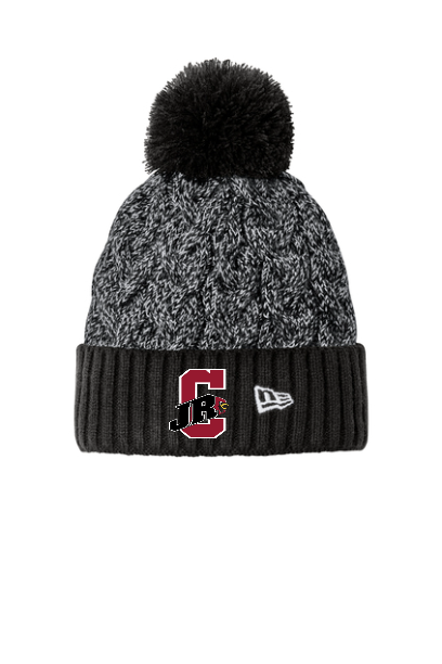 Marled Knit Pom Beanie
